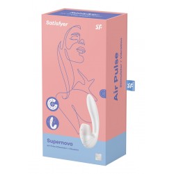 sexy Double stimulateur Supernova blanc - Satisfyer