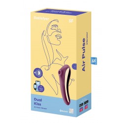 sexy Stimulateur Dual Kiss bordeaux - Satisfyer