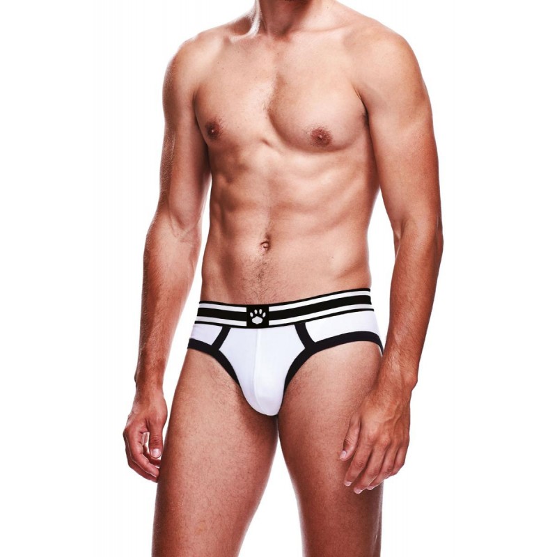sexy Slip Prowler blanc et noir