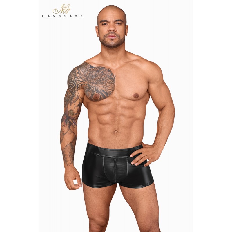 sexy Short wetlook et filet H058