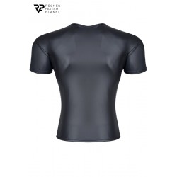 sexy T-shirt wetlook noir - Regnes
