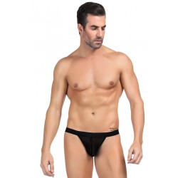 sexy String homme noir résille