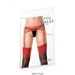 sexy Porte-jarretelles rouge Penelope - Anne d'Alès