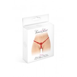 sexy String ouvert Danuta - rouge