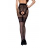 sexy Collants ouverts TI013 20/40 deniers - noir