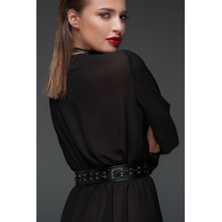 sexy Minirobe choker en mousseline F150