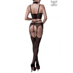 sexy Set sexy fetish harnais et voile - Grey Velvet