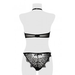 sexy Ensemble bustier et string dentelle - Grey Velvet