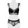 sexy Ensemble culotte et balconnet dentelle - Grey Velvet