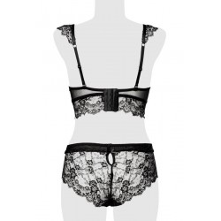 sexy Ensemble culotte et balconnet dentelle - Grey Velvet