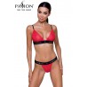 sexy Ensemble lingerie Glamis - Rouge et noir