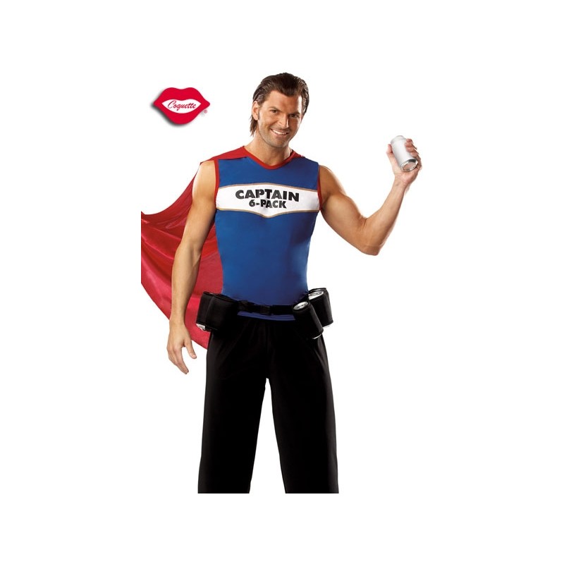 sexy Costume Captain 6-Pack