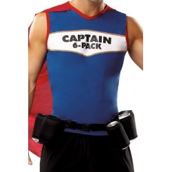 sexy Costume Captain 6-Pack