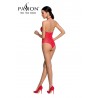 sexy Body string résille BS088 - Rouge