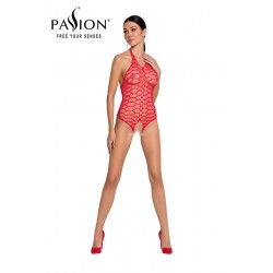 sexy Body résille ouvert BS087 - Rouge