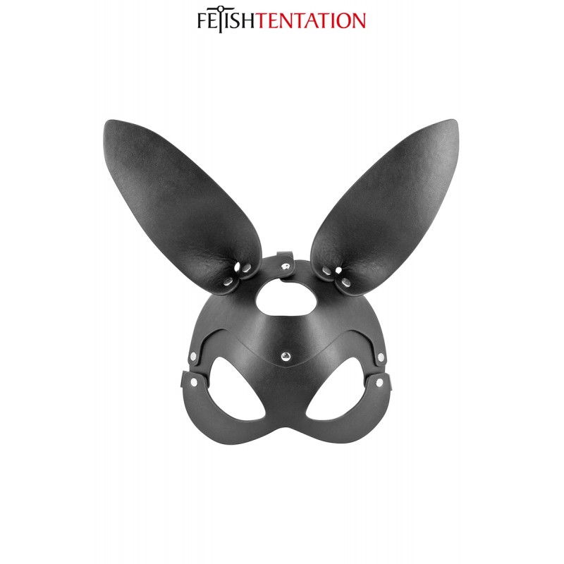 sexy Masque bunny simili cuir réglable - Fetish Tentation