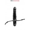 sexy Bâillon double gode black - Fetish Tentation