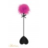 sexy Tapette coeur avec pompon fuchsia - Sweet Caress