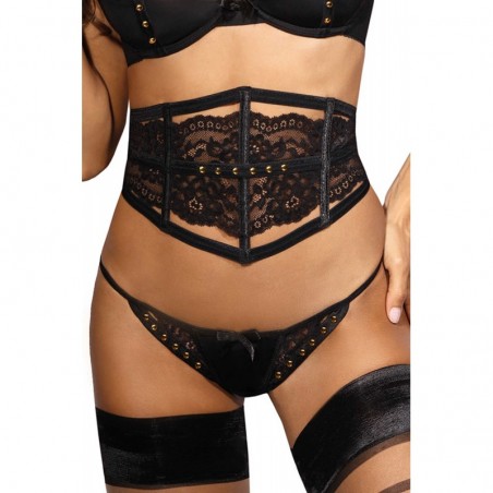 V-9782 Porte jarretelles - Noir
