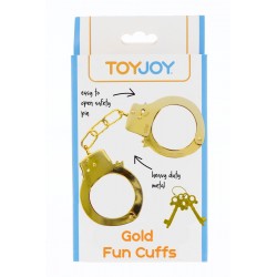 sexy Menottes métal dorées - Toy Joy