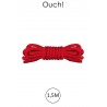 sexy Mini corde de bondage 1,5m rouge - Ouch