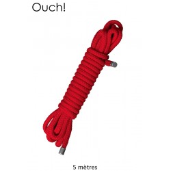 sexy Corde de bondage Japonais 5m rouge - Ouch