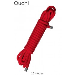 sexy Corde de bondage Japonais 10m rouge - Ouch