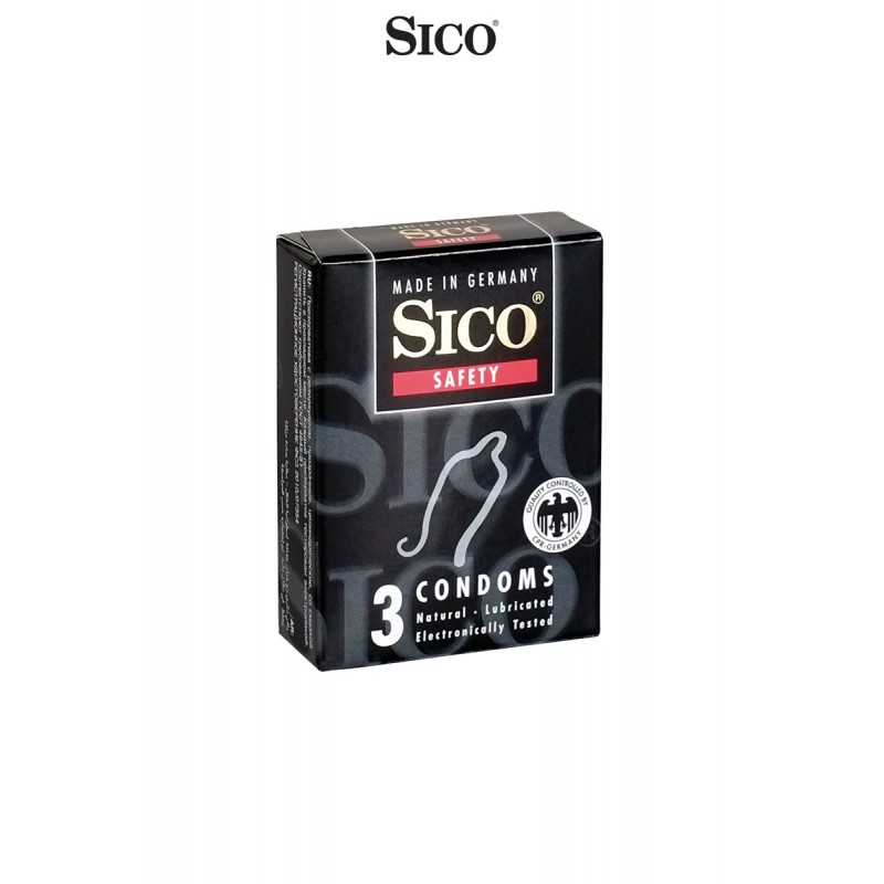 sexy 3 préservatifs Sico SAFETY