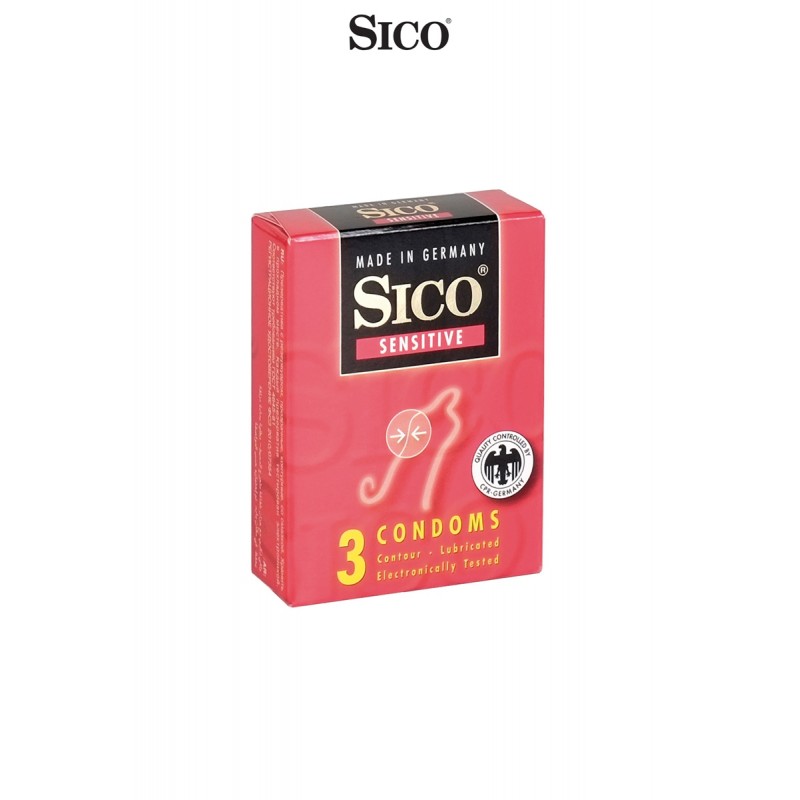 sexy 3 Préservatifs Sico SENSITIVE