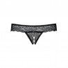 sexy Miamor String ouvert - Noir