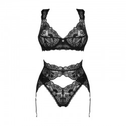 sexy Donna Dream ensemble 3 pièces - Noir