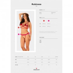 sexy Rubinesa Ensemble 2 pcs - Rouge