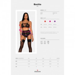 sexy Basitta Ensemble 3 pcs - Noir