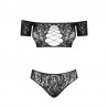 sexy Inessita Ensemble 2 pcs - Noir