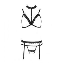 sexy Shelly Ensemble 3 pcs - Noir