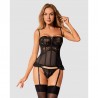 sexy Serena love Corset - noir