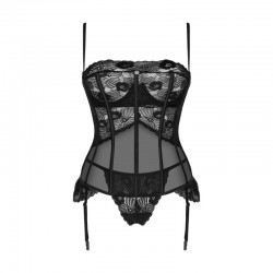 sexy Serena love Corset - noir