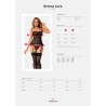 sexy Serena love Corset - noir