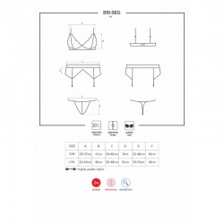 sexy 810-SEG-1 Ensemble 3 pcs - Noir