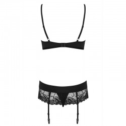 sexy Wonderia Ensemble 3 pcs - Noir