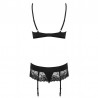 sexy Wonderia Ensemble 3 pcs - Noir