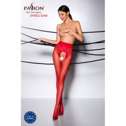 sexy TI006R Collants ouverts 30 DEN - Rouge