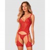 sexy Belovya corset Rouge