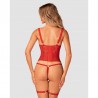 sexy Belovya corset Rouge