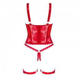 sexy Belovya corset Rouge
