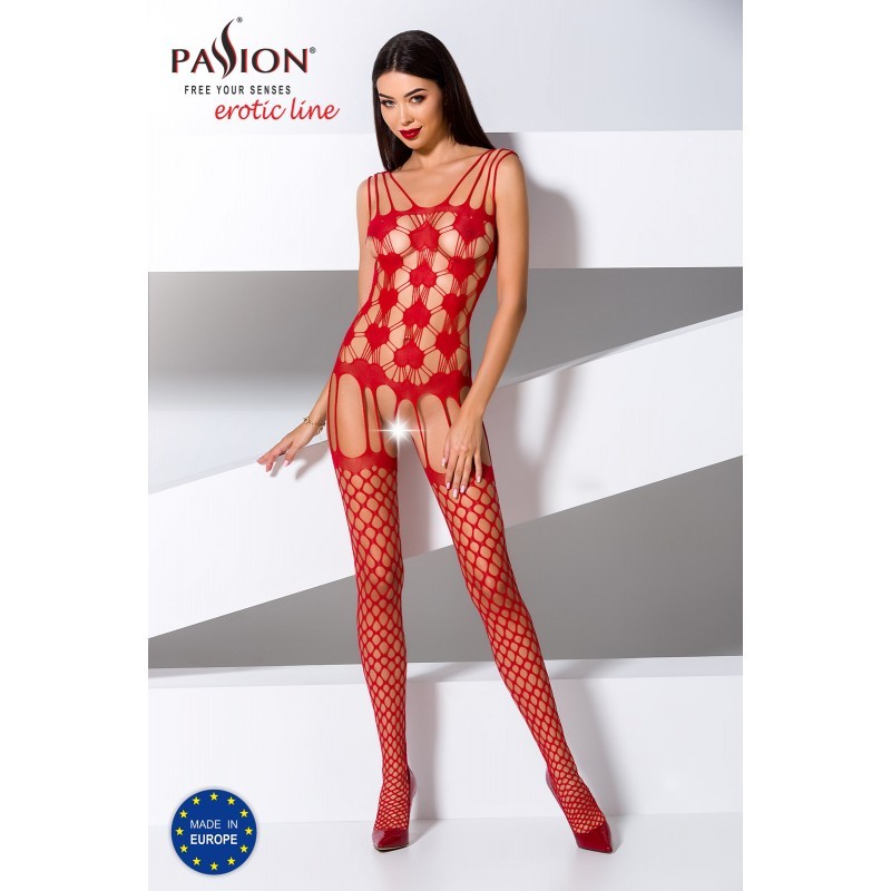 sexy BS067R Bodystocking - Rouge