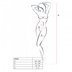 sexy BS069B Bodystocking - Noir