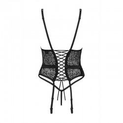 sexy Yaskana Corset et string noir