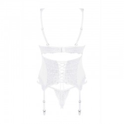 sexy Corset et string blanc Amor Blanco