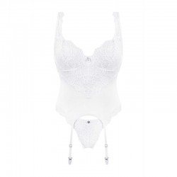 sexy Corset et string blanc Amor Blanco